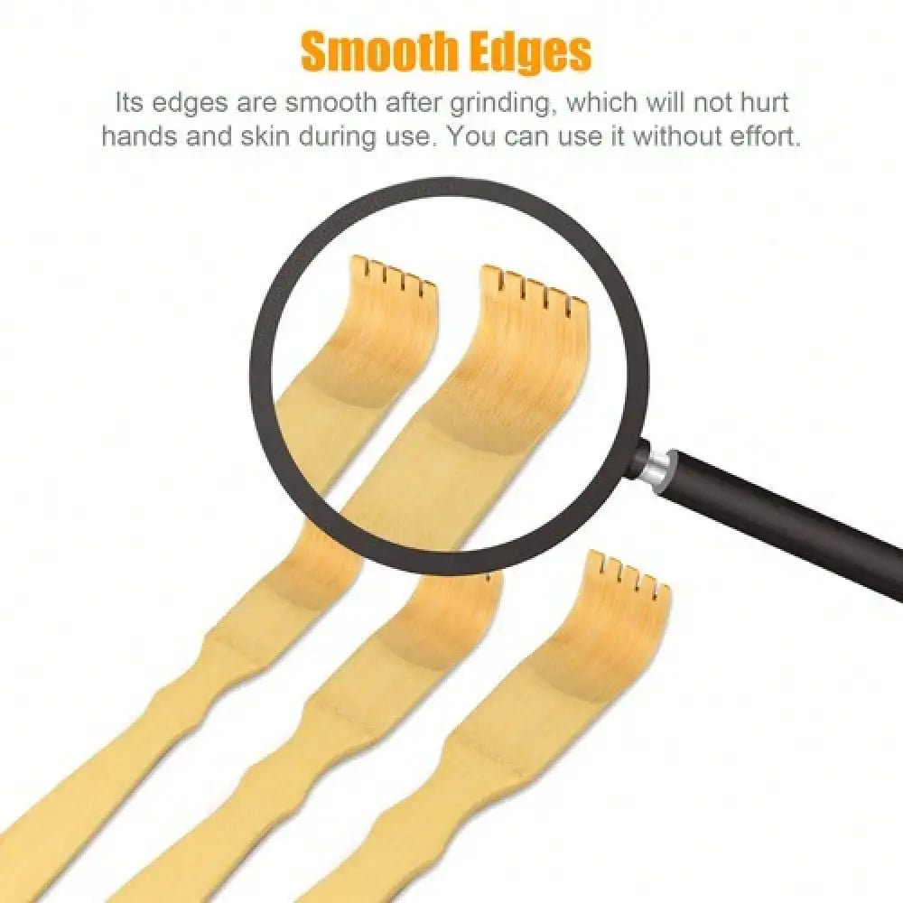 3-Pack Back Scratcher Set - Convenient & Easy to Use Itching Relief Tools, Multi-Pack for Home, Office, Car