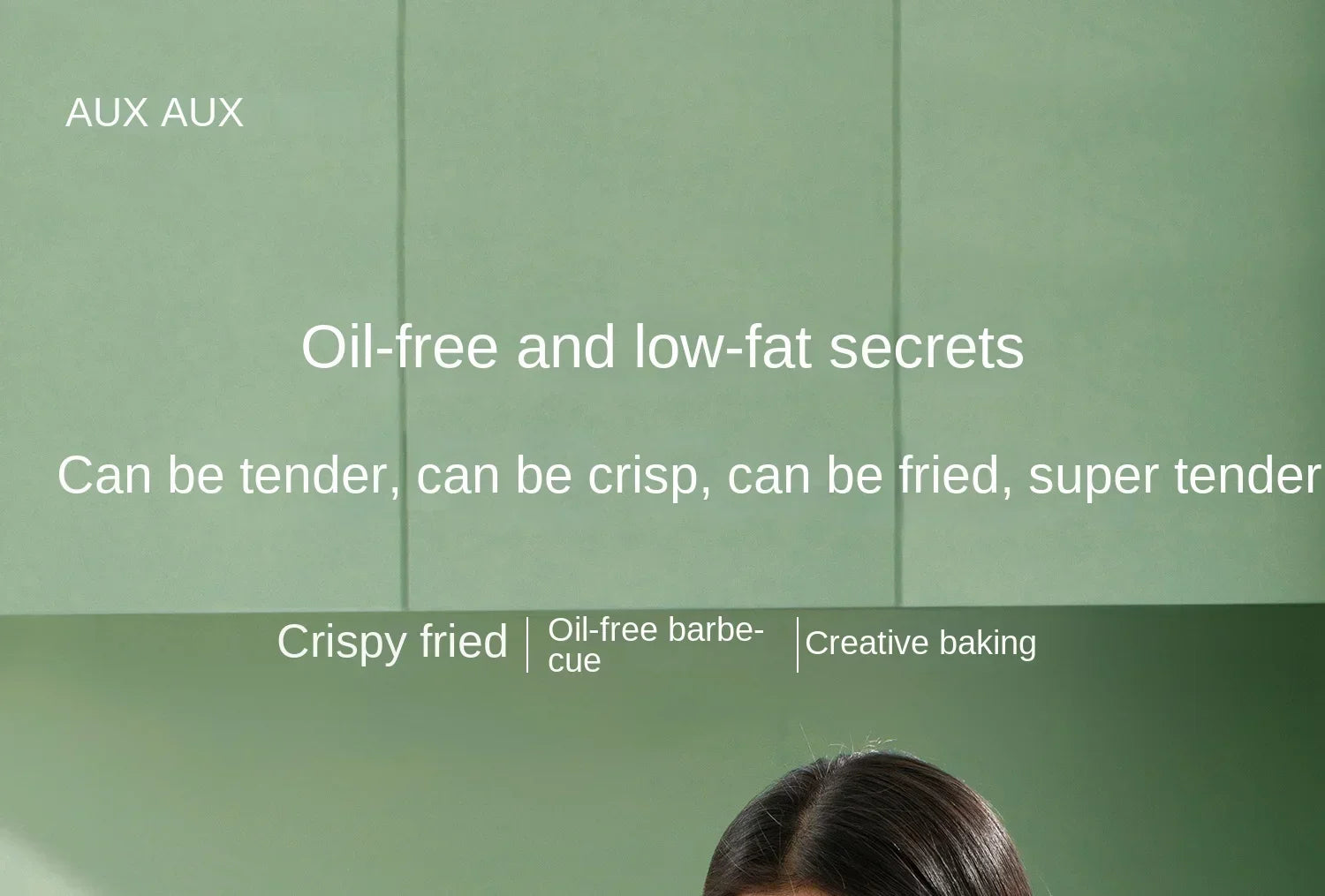 220V AUX Air Fryer and Oven Combo: Multifunctional, Fully Automatic, No Oil Technology, Easy-to-clean AF