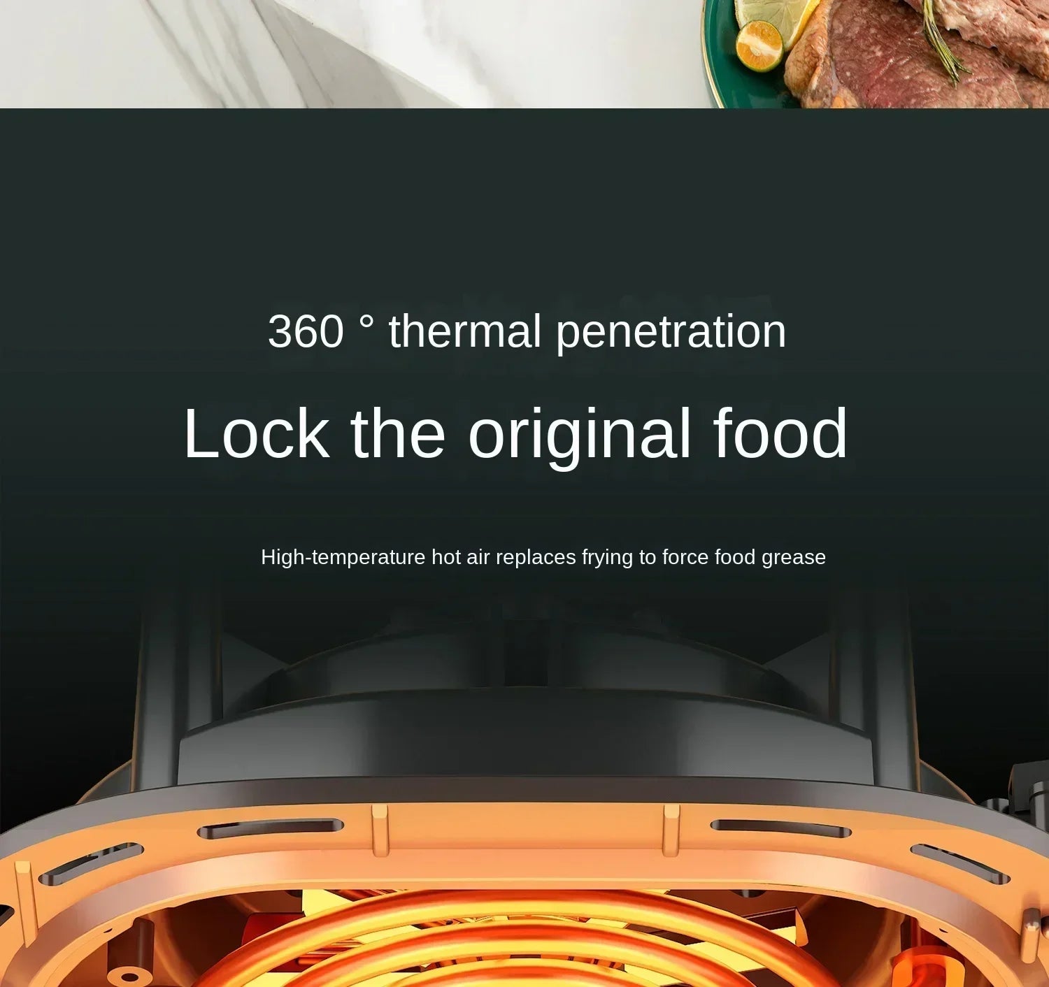 220V AUX Air Fryer and Oven Combo: Multifunctional, Fully Automatic, No Oil Technology, Easy-to-clean FC