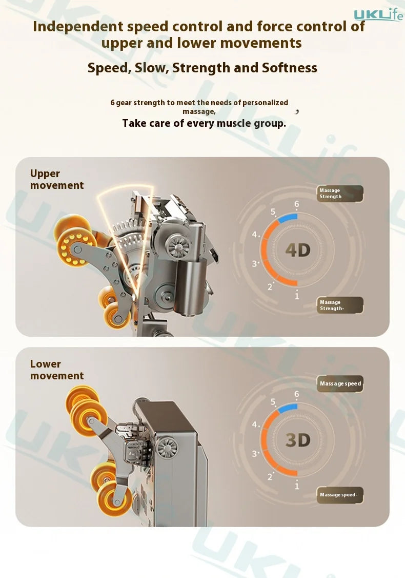 3 Year Warranty Dual-core 4D SL-Track Zero Gravity full body Massage Chair Home 3D Thai Stretch Electric leg lift Massage Sofa