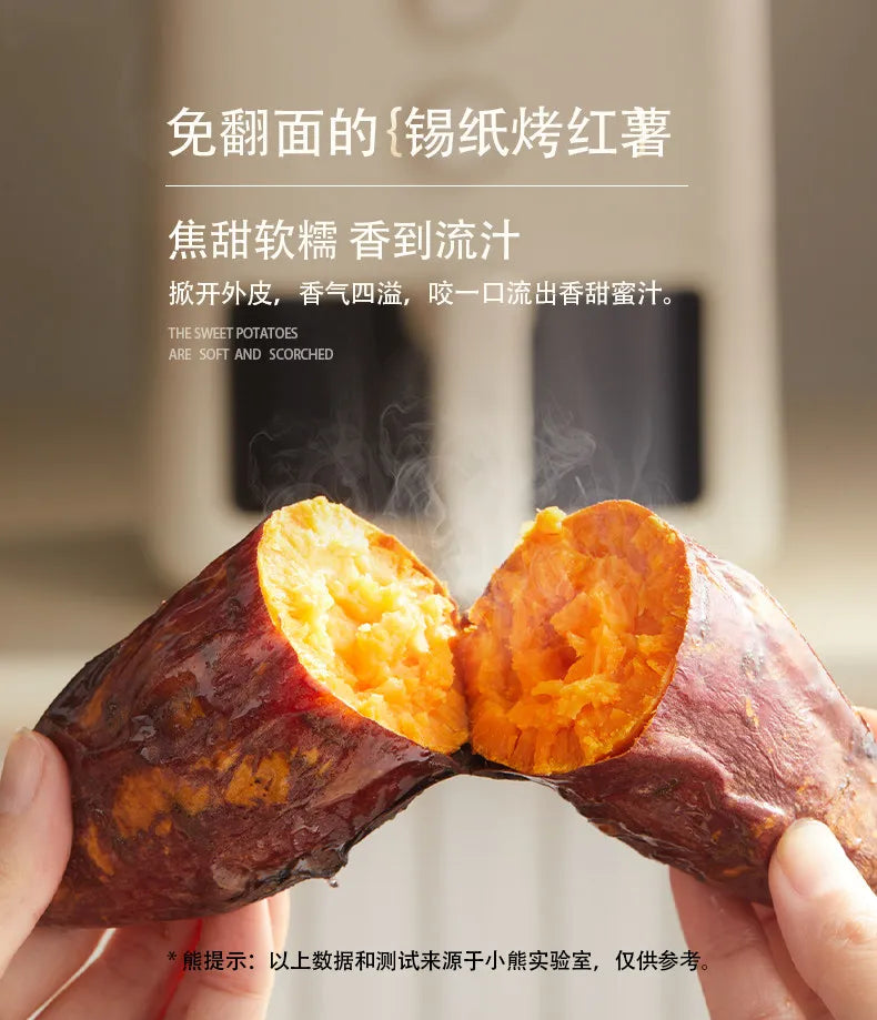 Air fryer household visual no-turn small electric fryer electric oven integrated 220V 1500W