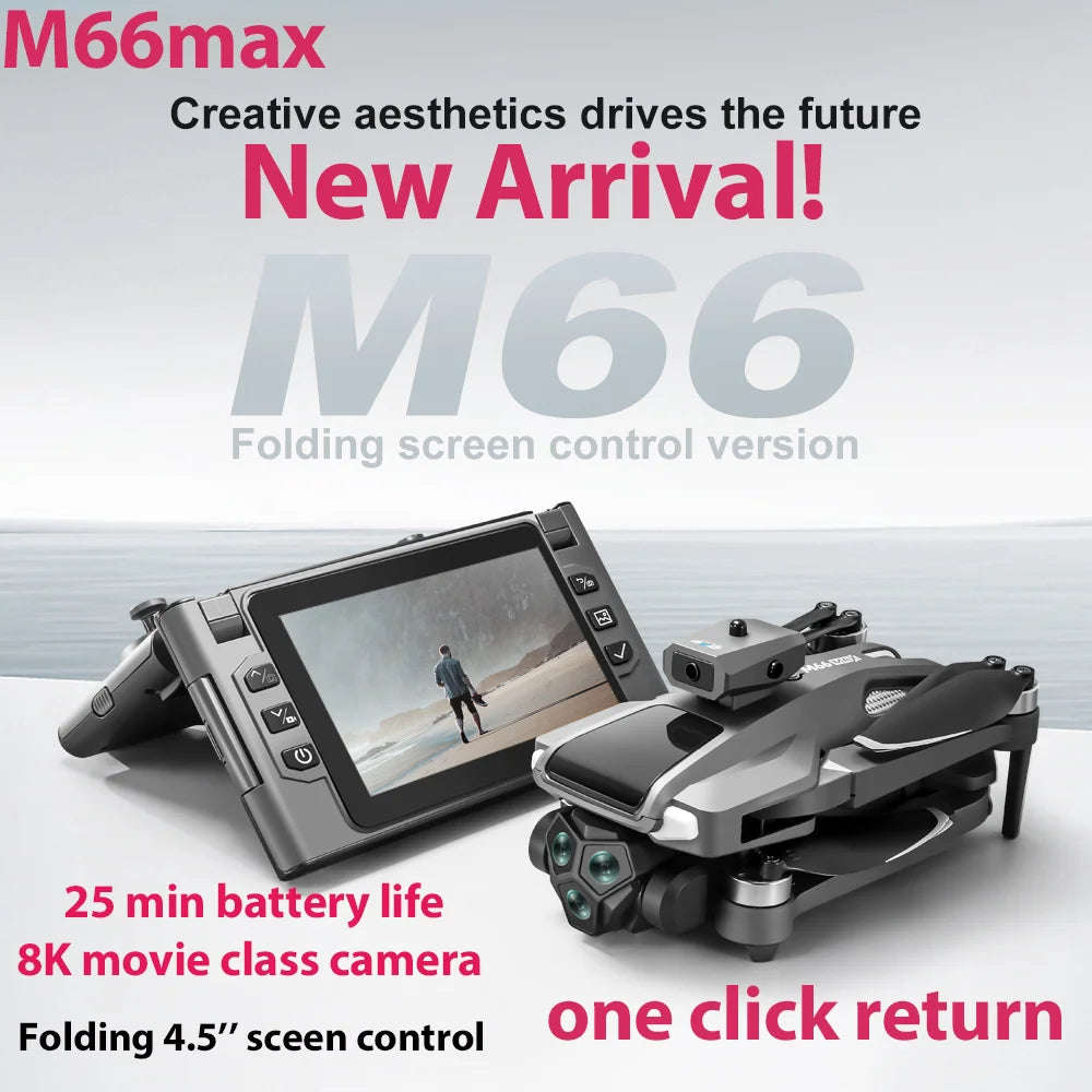 2025 New Drone with 4K Dual Camera Professional Video Drone Quadcopter 360 Intelligent Obstacle Avoidance for Gift Drone