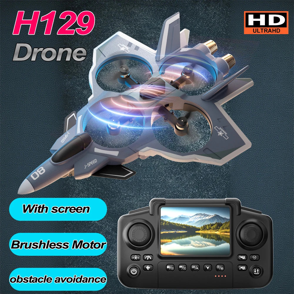H129 Drone Professional HD Wifi Camera Brushless Motor Intelligent obstacle avoidanceLong Range Quadcopter Aerial Photography
