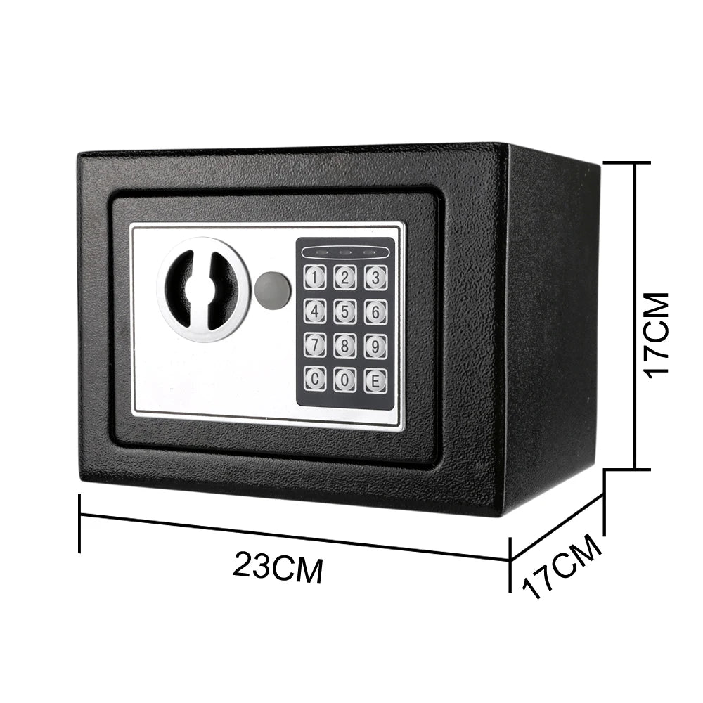 Electronic Digital Keypad Lock Safe Security Box All Steel for Home Office