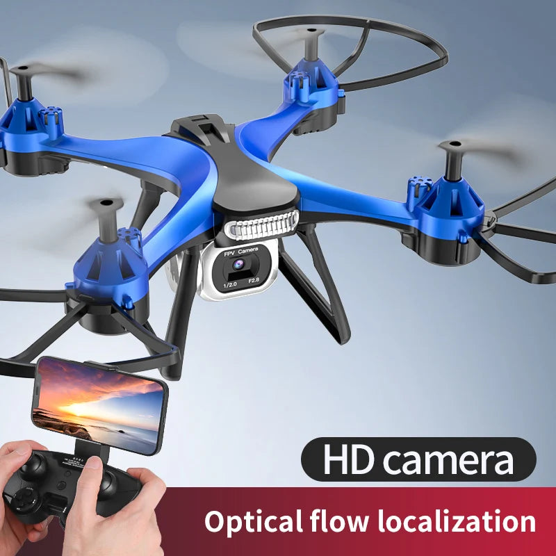 DWI  drones with HD Dual Camera  professional Optical Flow Foldable Helicopter Aircraft  rc fpv Quadcopter Dron Children toy gif