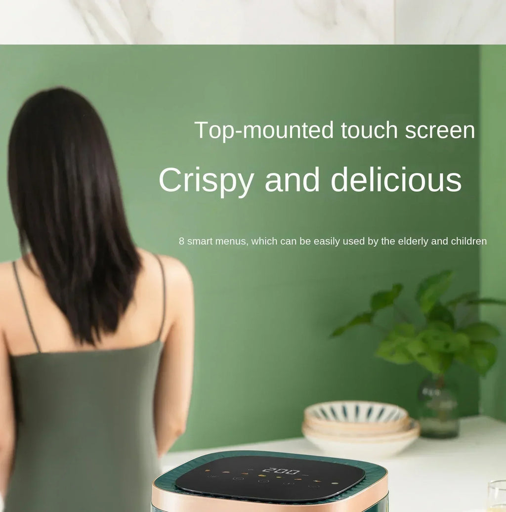 220V AUX Air Fryer and Oven Combo: Multifunctional, Fully Automatic, No Oil Technology, Easy-to-clean FC