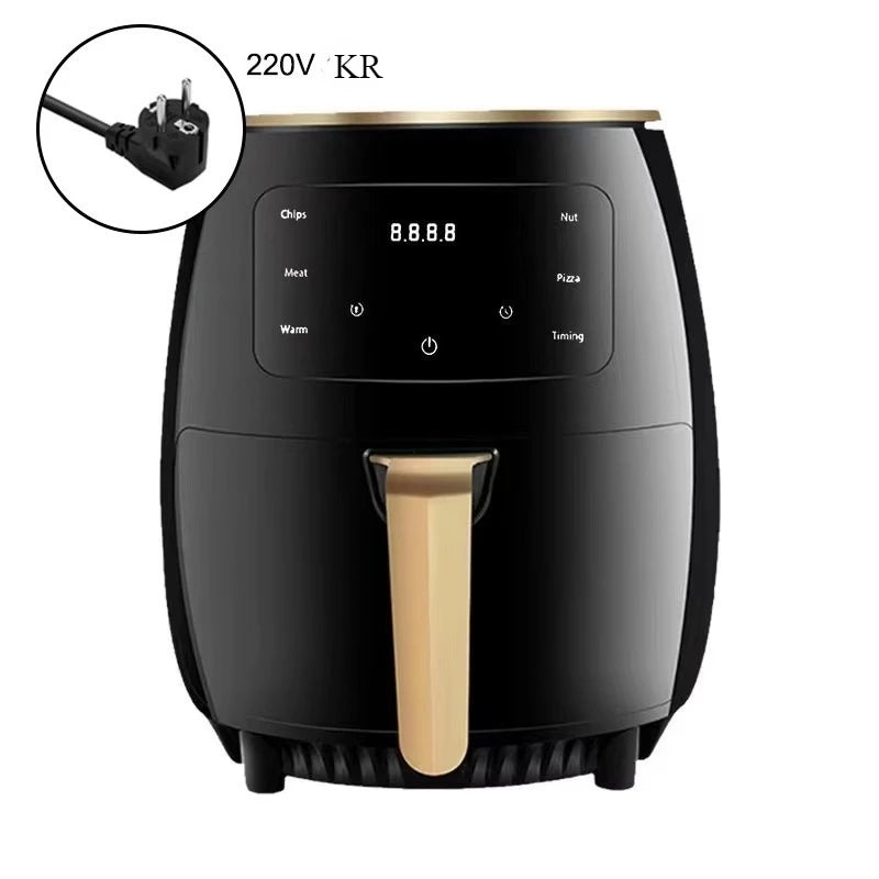 6L Air Fryer Multi-functional Intelligent Touch Screen Oven Large Capacity Electro Mechanical  Deep Fryer for Home  Airfryer