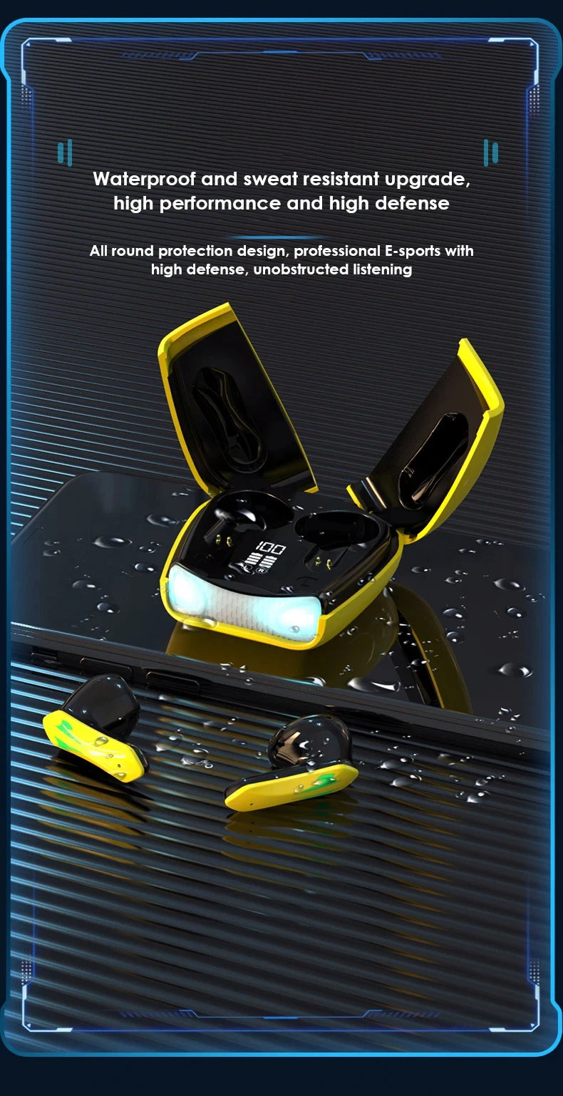 Bluetooth Earphones With Low Latency High Quality Gaming Long Battery Life Music Wireless Bluetooth Outdoor Sports Earphones