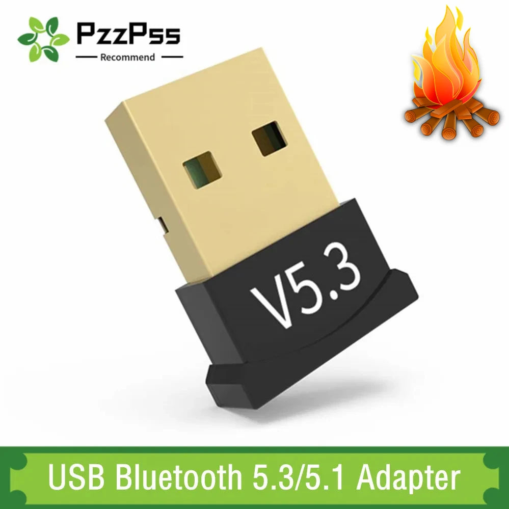 Bluetooth 5.3 Audio Bluetooth Dongle Wireless USB Adapter USB BT Adapter Transmitter Receiver For Computer PC Laptop