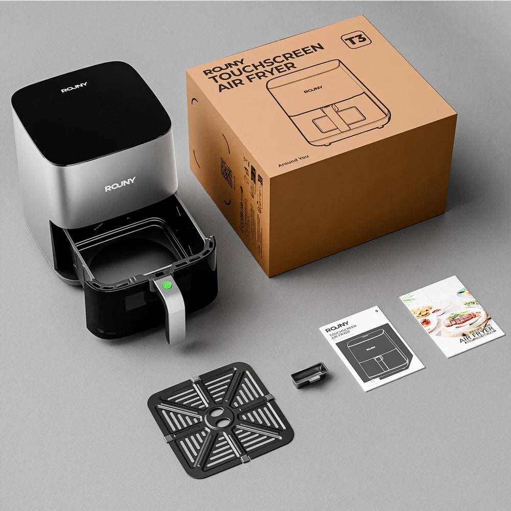 5L Air Fryer, Electric Hot fryer Oven Oilless Cooker with Touch Control & Nonstick Basket & Visible Window, Family Size