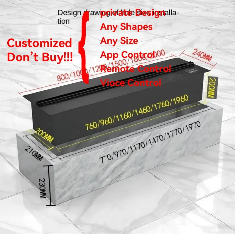 2025 Smart "Ambient Fireplace" with White Noise & Humidifier | 6D Holographic Flame & 10 Crackling Sound Effects | WiFi/Bluet