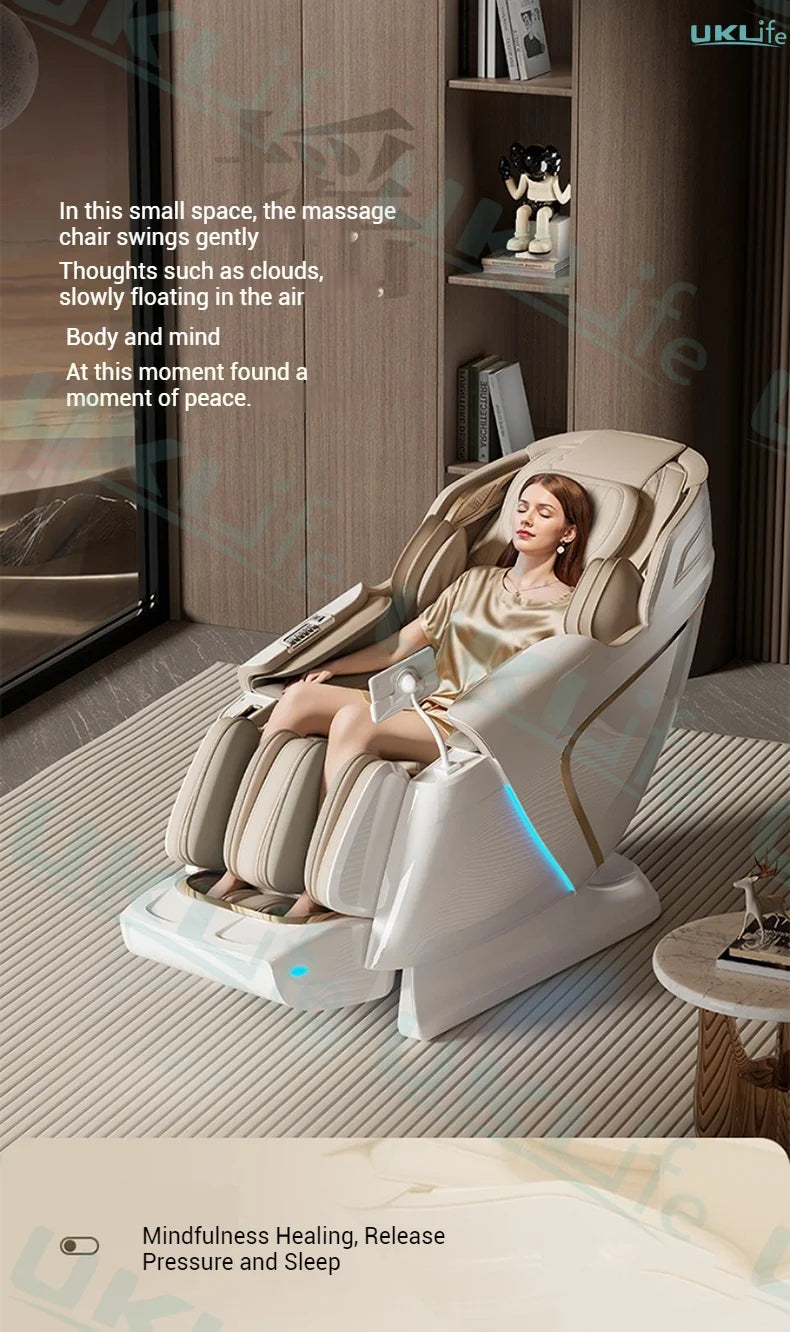 3 Year Warranty Dual-core 4D SL-Track Zero Gravity full body Massage Chair Home 3D Thai Stretch Electric leg lift Massage Sofa