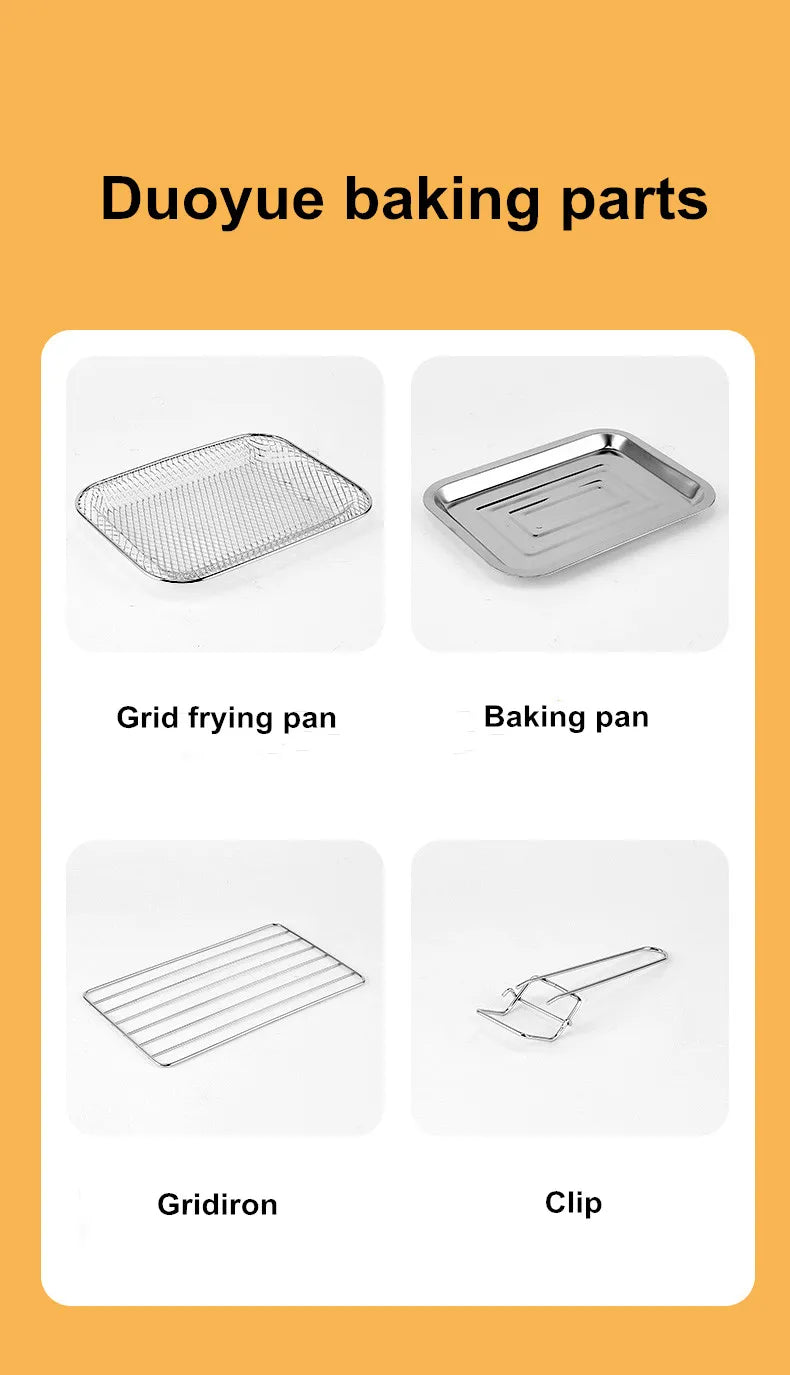 Air Fryer Household Large Capacity 15L Visual Oil-free Smart Oven  Fries Machine 220V 110V US EU 1500W Chicken Frying