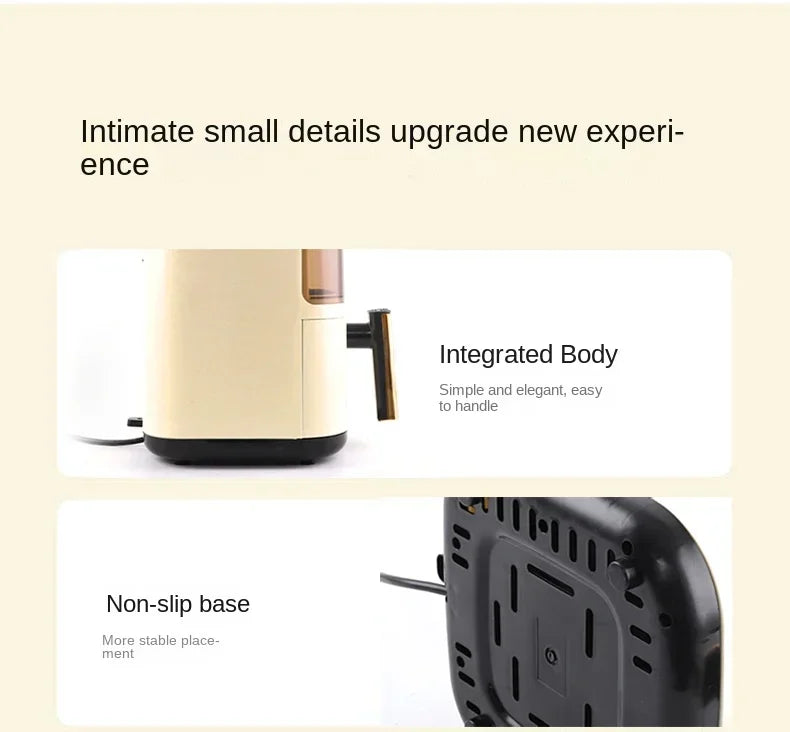 Air fryer multifunctional household high-capacity electric oven, fully automatic intelligent french fry machine