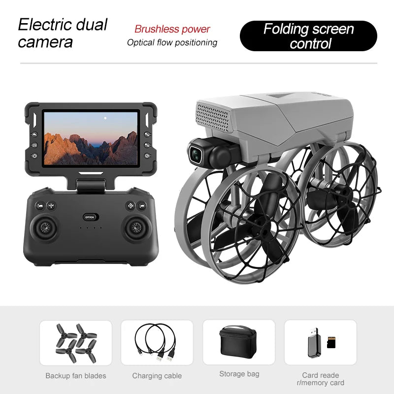 droneS 4k professional 10km  brushless optical flow folding dual mirror professional aerial photography with servo gimbal drone