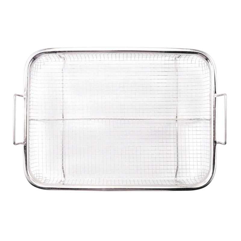 B82B-Air Fryer Basket For Oven,Stainless Steel Crisper Tray And Pan, Deluxe Air Fry In Your Oven, 4-Piece Set, For The Grill