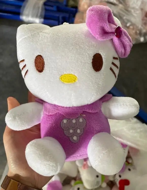 6pcs/set Anime Hello Kitty Cat Action Figures Toys