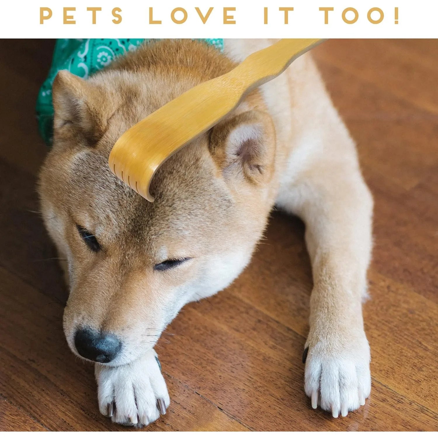 Bamboo Back Scratcher Aid Stick Scratching Massage Roller Long Wooden Body Large Stick for Men and Women Back Scratcher Massager