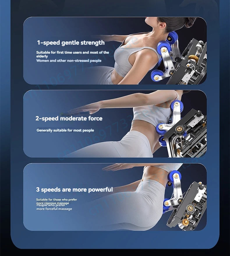 4D+6D Jade Massage Chair Full Body Daul Core Zero Gravity Stretch Shiatsu Massage Chairs with Heated Foot Rollers Body Scan