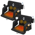 amp Heated Stadium Seats with Back Support and Padded Cushion 3 Level Heating amp Massage Extra Wide Bleacher Chair with AntiSli