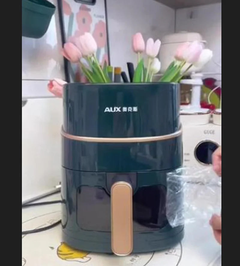 220V AUX Air Fryer and Oven Combo: Multifunctional, Fully Automatic, No Oil Technology, Easy-to-clean FC