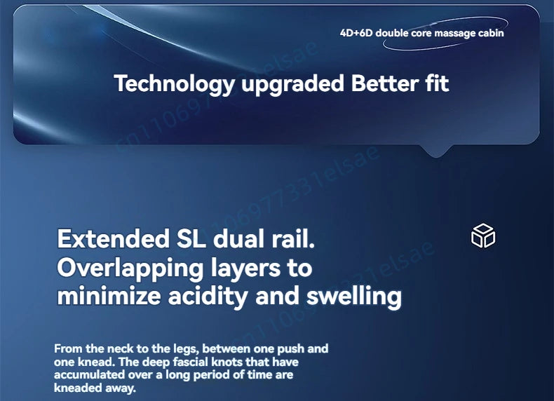 4D+6D Jade Massage Chair Full Body Daul Core Zero Gravity Stretch Shiatsu Massage Chairs with Heated Foot Rollers Body Scan