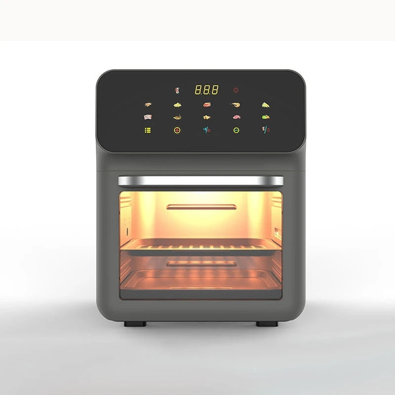 1350W 12L Air Fryer Oven - Multi-Functional Large Capacity, Oil-Free Health, Digital Touchscreen, Home Use, Easy Clean
