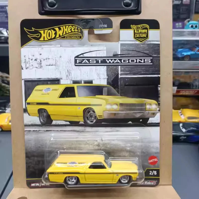 Hot Wheels Premium 2025 Car Culture Fast Wagons Hotwheels 1/64 Car Model Audi Rs Chevelle Volvo Mercedes-Benz Subaru Kids Toys