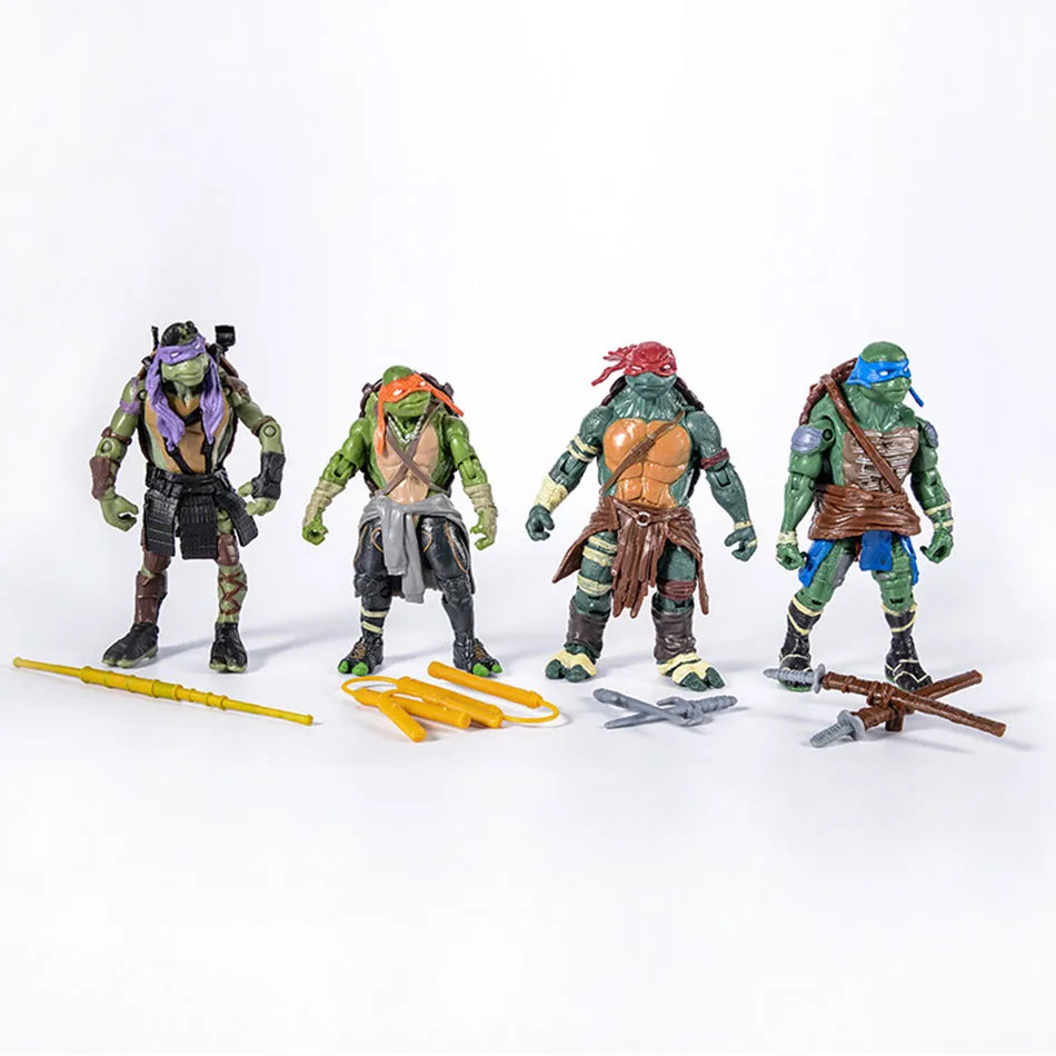 4 pcs or 6 pcs Teenage Mutant Ninja Turtles Action Figure TMNT  Limited Edition Action Figures Action Figures Movable Model Toy