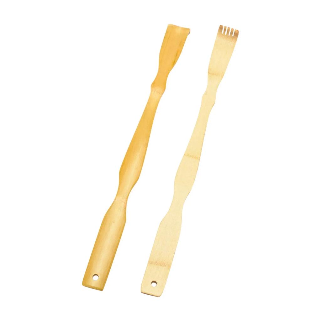 Bamboo Back Scratcher Aid Stick Scratching Massage Roller Long Wooden Body Large Stick for Men and Women Back Scratcher Massager