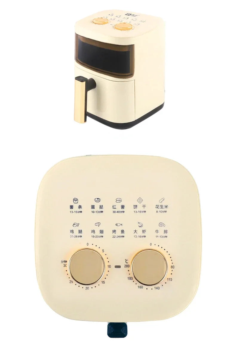 Air fryer multifunctional household high-capacity electric oven, fully automatic intelligent french fry machine