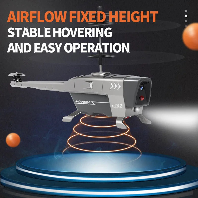 2.4G Rc Helicopters 3.5CH Remote Control Airplane with Lights Obstacle Avoidance  Drone Radio Controlled Plane Toys for Boy Gift