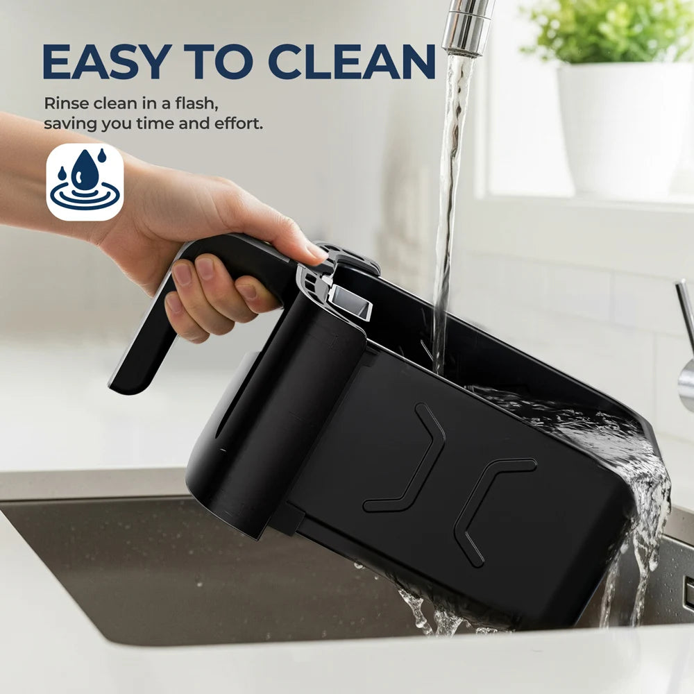 5L Air Fryer, Electric Hot fryer Oven Oilless Cooker with Touch Control & Nonstick Basket & Visible Window, Family Size