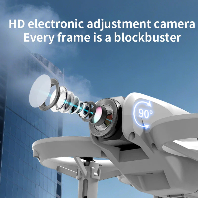 H135 Drone With 4K Dual Camera Wifi Optical Flow And Obstacle Avoidance FPV Drones For Aerial Photography RC Quadcopter Boy Toys