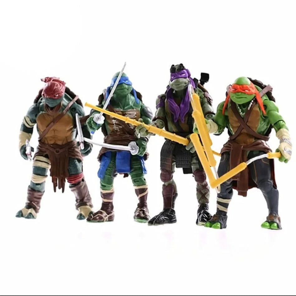 4 pcs or 6 pcs Teenage Mutant Ninja Turtles Action Figure TMNT  Limited Edition Action Figures Action Figures Movable Model Toy