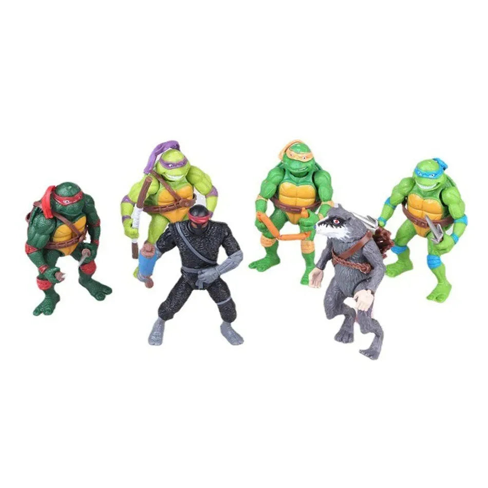 4 pcs or 6 pcs Teenage Mutant Ninja Turtles Action Figure TMNT  Limited Edition Action Figures Action Figures Movable Model Toy